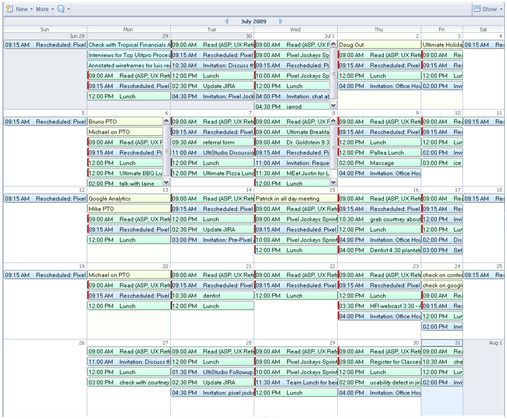 Design Review: Lotus Notes 8 vs. MS Outlook 2007 – Lauren Schaefer